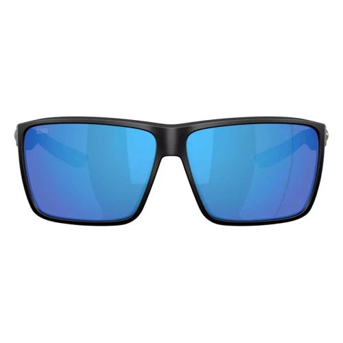 Costa Del Mar Rincon II Polarized Sunglasses Matte Black with Blue Mirror 580G Glass Lenses