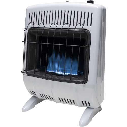 Mr. Heater -20,000 BTU Blue Flame Vent Free Propane Heater - White Mr. Heater -20,000 BTU Blue Flame Vent Free Propane Heater - White