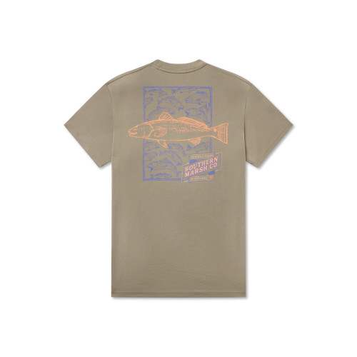 Southern Marsh Spotted Tee - Stonewall Olive Southern Marsh Spotted Tee - Stonewall Olive
