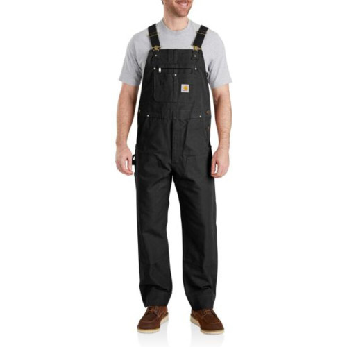 Carhartt Duck Bib Overalls - Unlined - Black Carhartt Duck Bib Overalls - Unlined - Black