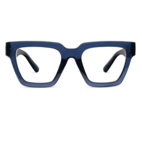 Peepers “Take a Bow” Square Readers - Navy Peepers “Take a Bow” Square Readers - Navy
