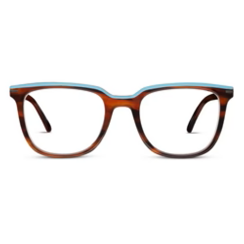 Peepers Dante Soft-Square Reading Glasses – Tortoise Horn