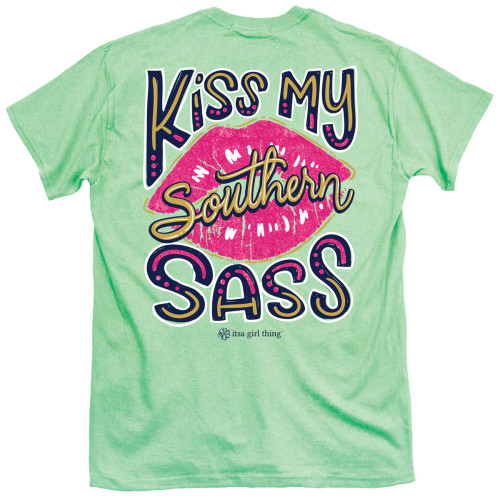 It's a Girl Thing Kiss My Southern Sass T-Shirt