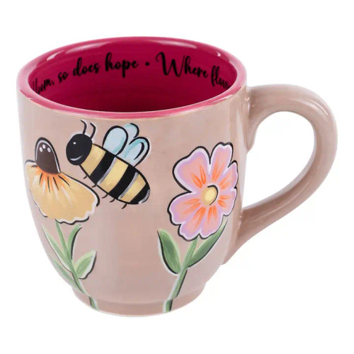 Glory Haus Wildflower Bee Mug Glory Haus Wildflower Bee Mug