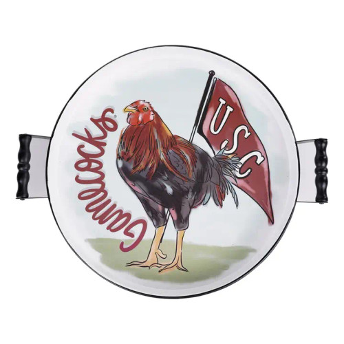 Glory Haus South Carolina Mascot Enamel Tray Glory Haus South Carolina Mascot Enamel Tray