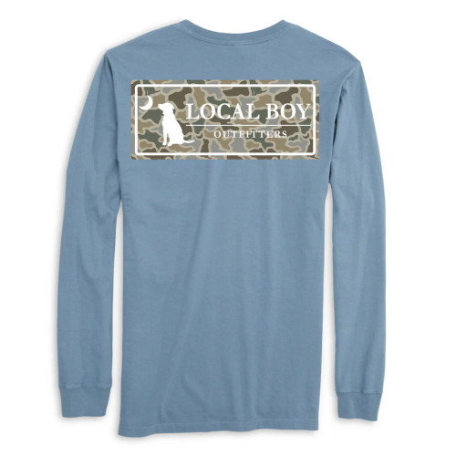 Local Boy Sand Dog & Moon Plate Long Sleeve T-Shirt Local Boy Sand Dog & Moon Plate Long Sleeve T-Shirt