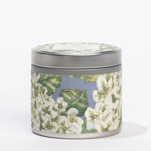 Greenleaf Hydrangea Tin Candle Greenleaf Hydrangea Tin Candle