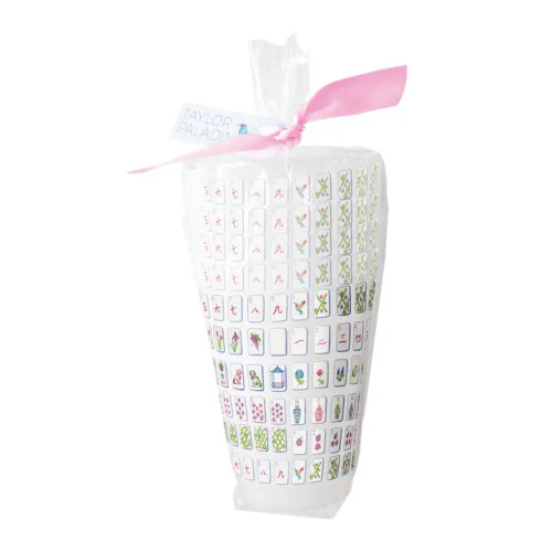 Taylor Paladino Mahjong Frosted Cups Taylor Paladino Mahjong Frosted Cups