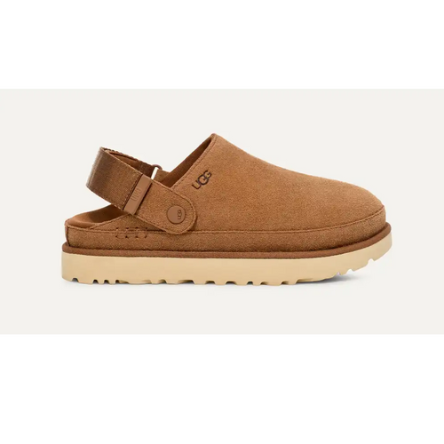 UGG Goldenstar Suede Platform Clog - Chestnut UGG Goldenstar Suede Platform Clog - Chestnut