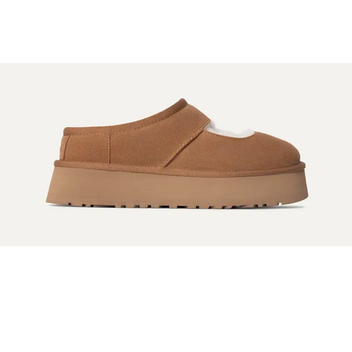 UGG Bea Mary Jane Platform Mary Jane Slipper – Chestnut
