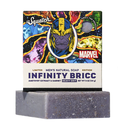 Dr. Squatch Marvel: Infinity Bricc Bar Soap Dr. Squatch Marvel: Infinity Bricc Bar Soap