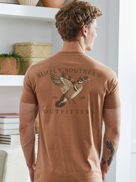 Simply Southern Men's Wood Duck Tee Simply Southern Men's Wood Duck Tee