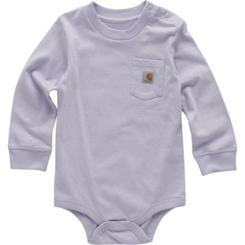 Carhartt Infant Long-Sleeve Pocket Bodysuit - Mica Carhartt Infant Long-Sleeve Pocket Bodysuit - Mica