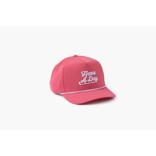Breezy Have A Day Pink Rope Hat