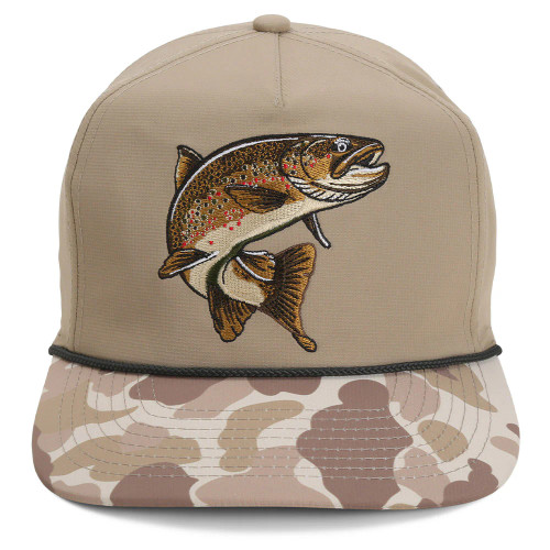 Paramount Outdoors Brown Trout Rope Cap Paramount Outdoors Brown Trout Rope Cap