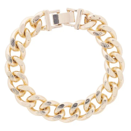 Jane Marie Chunky Gold Curb Chain Bracelet Jane Marie Chunky Gold Curb Chain Bracelet