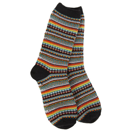 World's Softest Women's Weekend Boho Crew - Black Stripe World's Softest Women's Weekend Boho Crew - Black Stripe