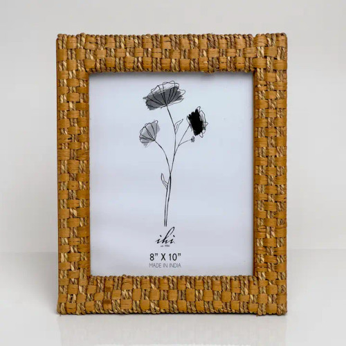 India Handicrafts Rattan Rope Frame 8x10