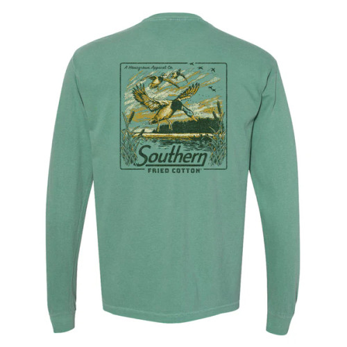 Southern Fried Cotton Men's Easy Landing Long Sleeve T-Shirt Southern Fried Cotton Men's Easy Landing Long Sleeve T-Shirt