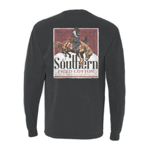 Southern Fried Cotton Men's Cowboy Up 2 Long Sleeve T-Shirt