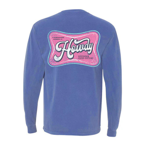 Southern Fried Cotton Women's Long Sleeve Howdy T-Shirt Southern Fried Cotton Women's Long Sleeve Howdy T-Shirt
