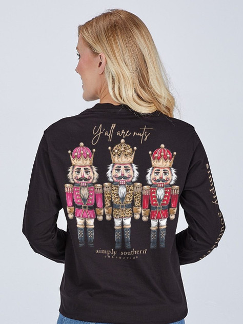 Simply Southern Women's Long Sleeve Nutcracker T-Shirt Simply Southern Women's Long Sleeve Nutcracker T-Shirt