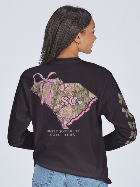 Simply Southern Women's Long Sleeve South Carolina State T-Shirt