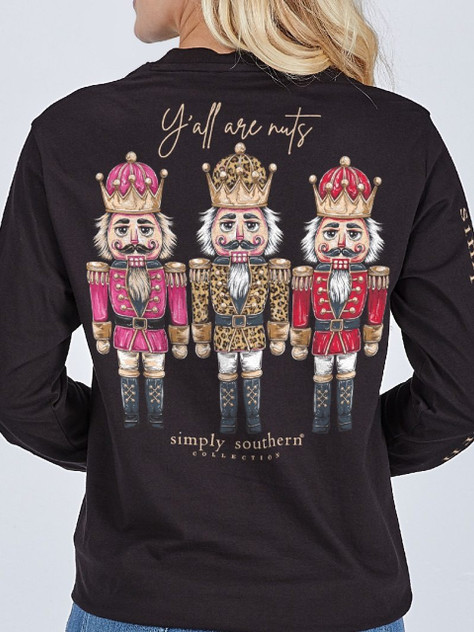 Simply Southern Youth Long Sleeve Nutcracker T-Shirt Simply Southern Youth Long Sleeve Nutcracker T-Shirt