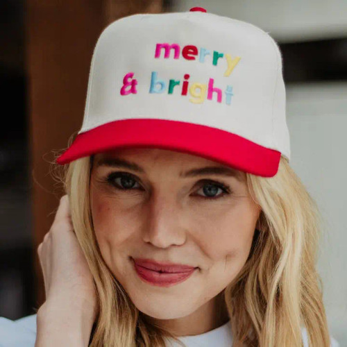 Katydid Merry & Bright Vintage Christmas Trucker Hat Katydid Merry & Bright Vintage Christmas Trucker Hat