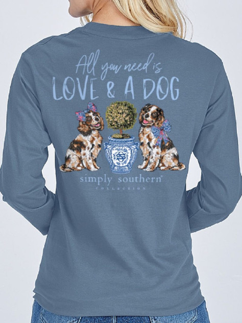 Simply Southern Youth Long Sleeve Love T-Shirt