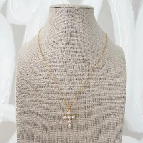 Cola Stacks Signature Cross Necklace