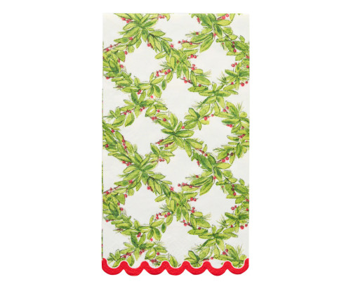 Sophistiplate Holly Berry Guest Towels - 20 pack Sophistiplate Holly Berry Guest Towels - 20 pack