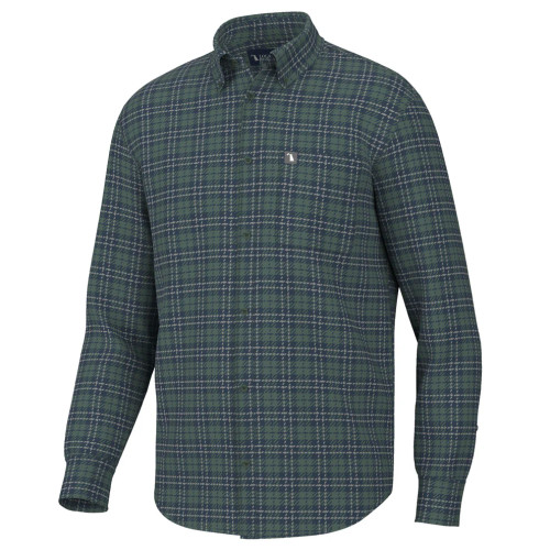 Local Boy Men's Hilton Stretch Flannel - Sage/Navy/Gray