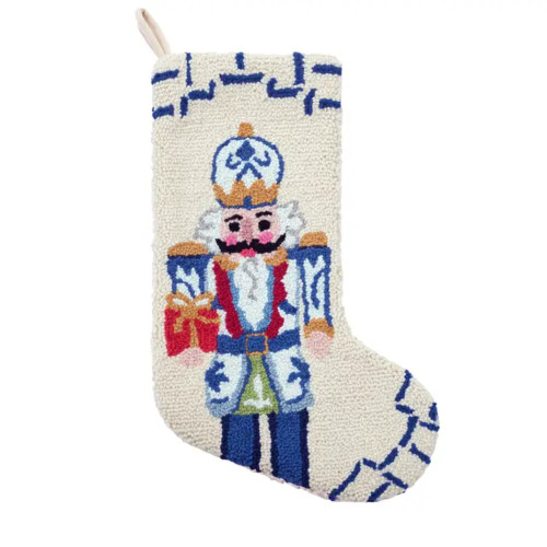 Peking Handicraft Chinoiserie Nutcracker Hook Stocking Peking Handicraft Chinoiserie Nutcracker Hook Stocking