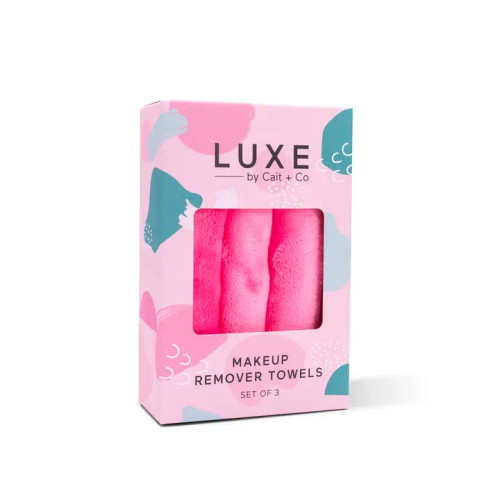 Cait & Co Luxe Makeup Remover Towel - Pink