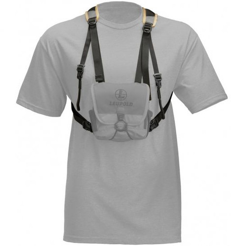 Leupold GO Afield XF Binocular Harness, 600 Denier Nylon Gray/Tan