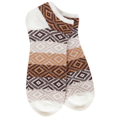World’s Softest Gem Low Socks - Chocolate Multi
