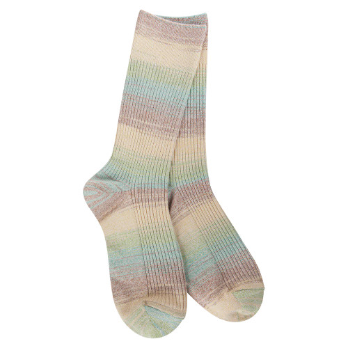 World’s Softest Ombre Light Crew Socks – Blue Raspberry