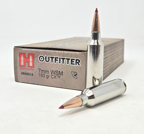 Hornady 7mm WSM Ammunition Outfitter H805514 150 Grain CX 20 Rounds