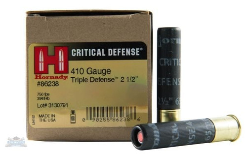 Hornady 410ga Triple Defense Ammunition, 20rd Box
