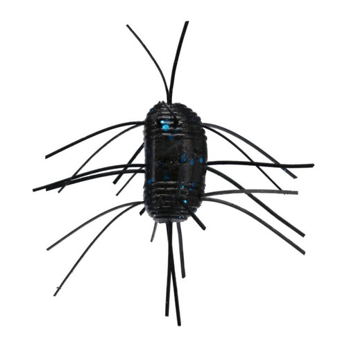 Black with Large Blue Flake