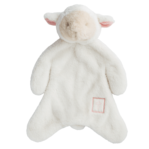 Mud Pie Pink Lamb Plush Woobie