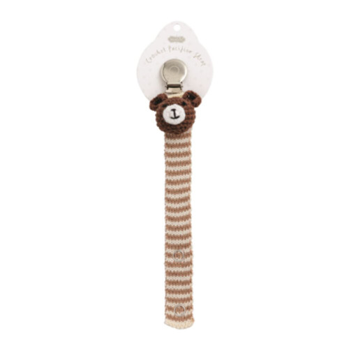 Mud Pie Bear Crochet Pacy Strap