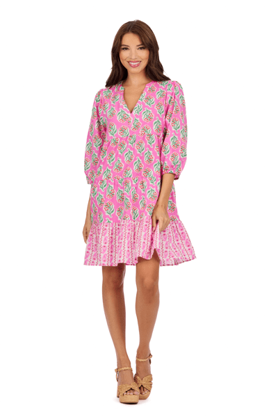 Mud Pie Women's Pace Tunic Dress - Pink