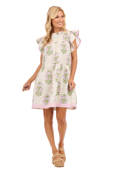 Mud Pie Women's Bree Tiered Dress - White