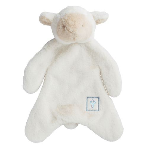 Mud Pie Blue Lamb Plush Woobie