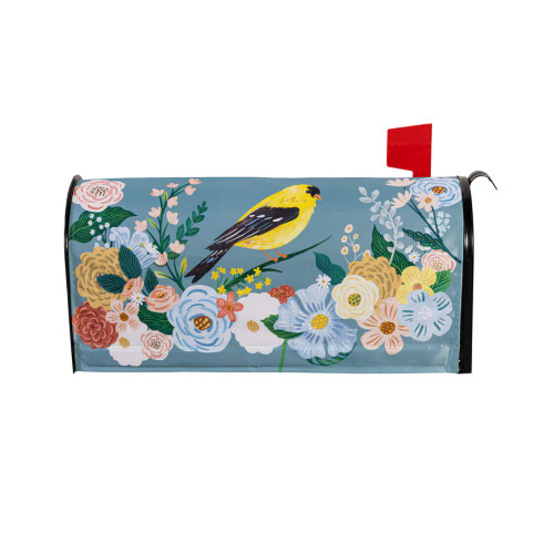 Evergreen What She Shed Goldfinch Mailbox Cover
