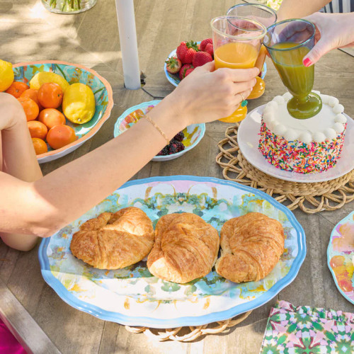 Laura Park Nantucket Bloom Melamine Platter