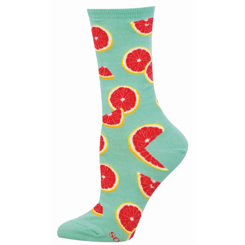 Socksmith Women's Grapefruit Goodness Sock - Mint