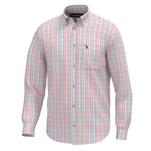 Local Boy Men's Buffkin Dress Shirt - Spearmint/Plum/Pink